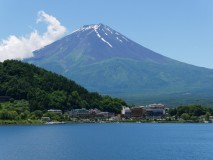 Balade autour du lac au pied du Mont Fuji